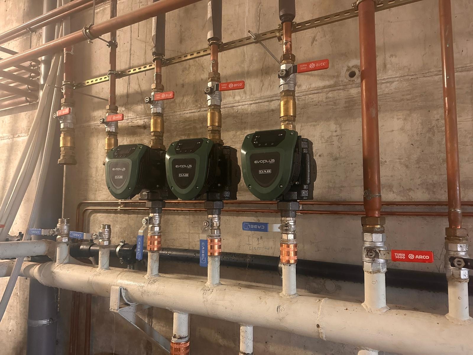 Sistema de calefacción instalado por Fontanería Q Heat